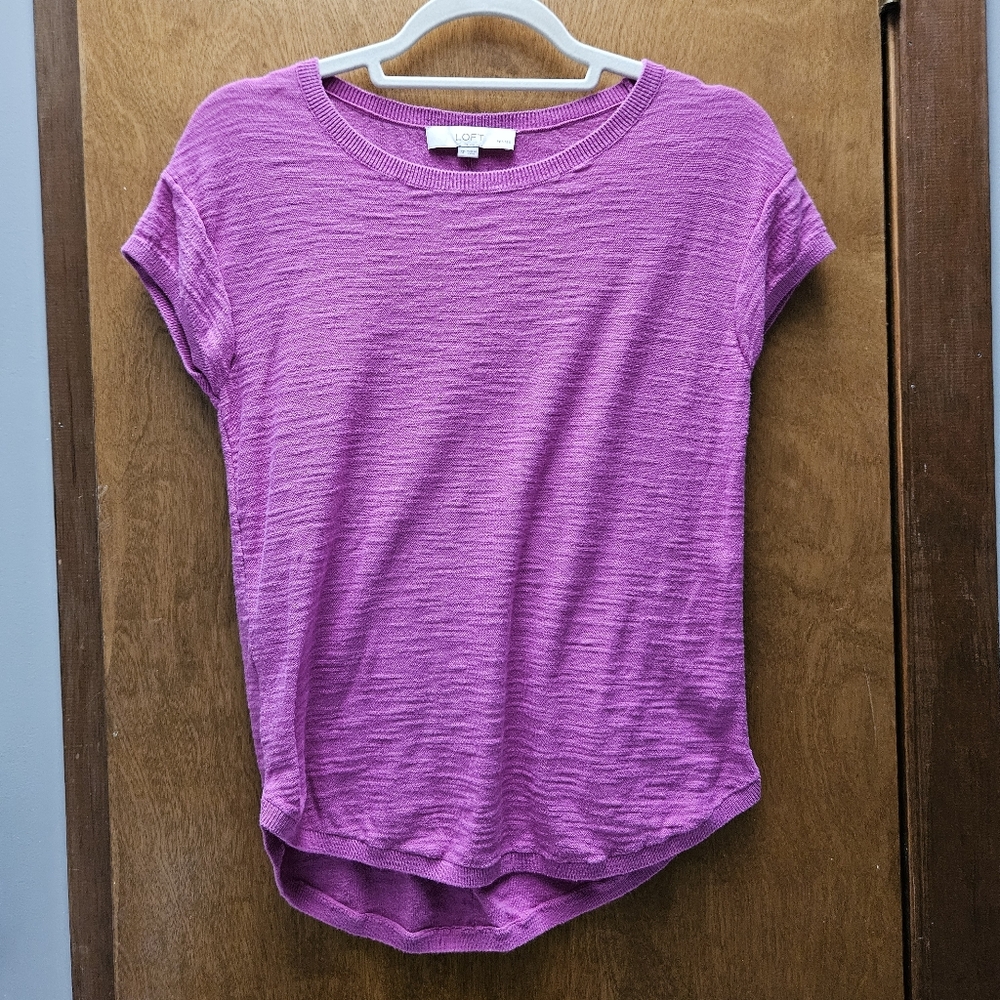 LOFT Petite Short Dolman Sleeve Top